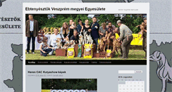 Desktop Screenshot of meoeveszprem.hu